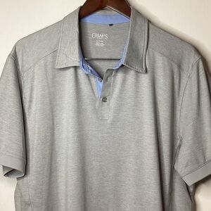 Chaps‎ Heather Gray Polo Shirt for Men